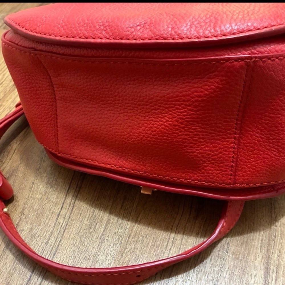 Vera Bradley Carson Leather Saddle Bag in Canyon Sunset Like New Condition - Picture 9 of 14